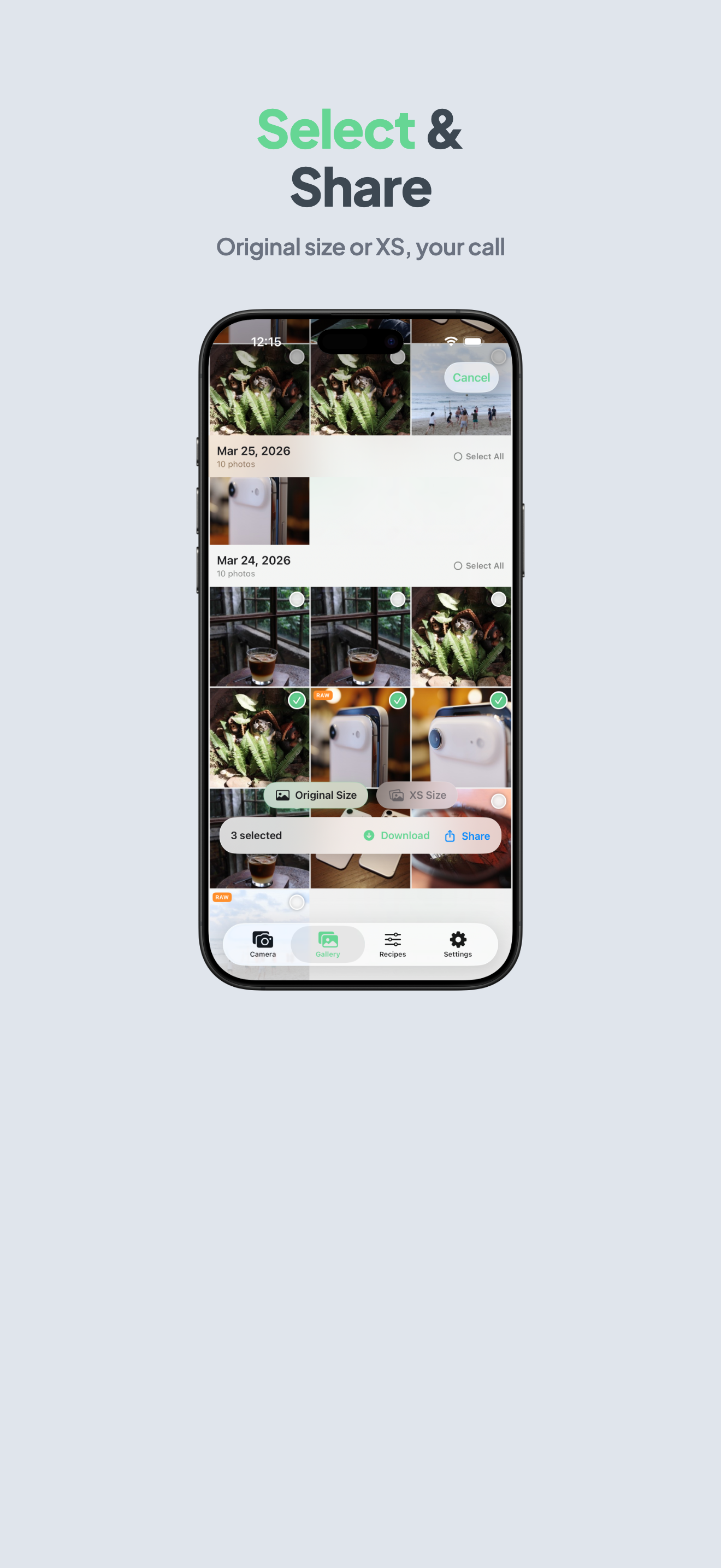 GR Link — select and share